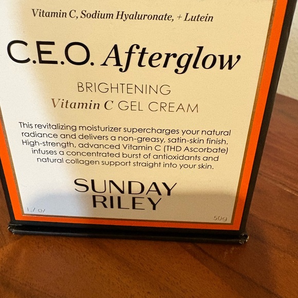 Sunday Riley C.E.O. Afterglow Brightening Gel Cream 1.7oz - Picture 2 of 5